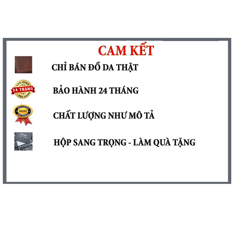 Ví nam da bò cao cấp | Bóp da nam đẹp thời trang kiểu ngang đứng đắng đựng tiền , Thẻ Minni MA_Shop