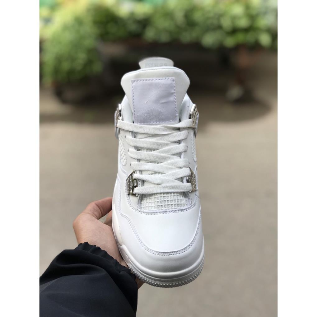 📢 Giày Thể Thao, Giày Sneaker Air Jordan 4 Full Trắng | BigBuy360 - bigbuy360.vn