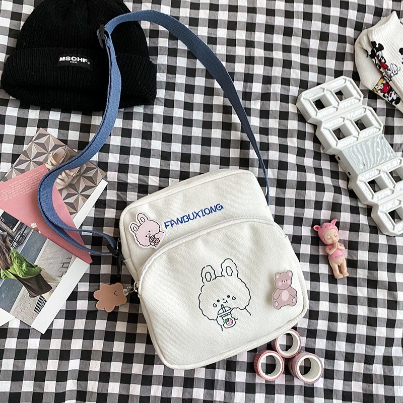 Túi Xách Nữ Vải Bạt Thời Trang Hàn 2021