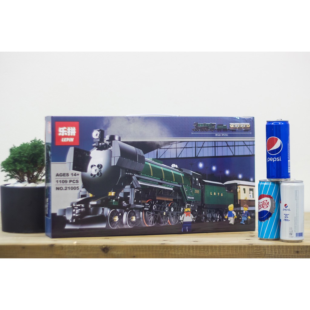 Lepin 21005 Tàu hỏa - Emerald Night Train