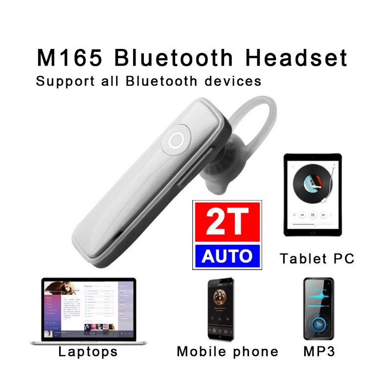 Tai nghe BLUETOOTH thế hệ mới, kết nối chuẩn 4.1 trên xe hơi và các thiết bị ngoại vi- MÀU ĐEN:   SKU:602-1