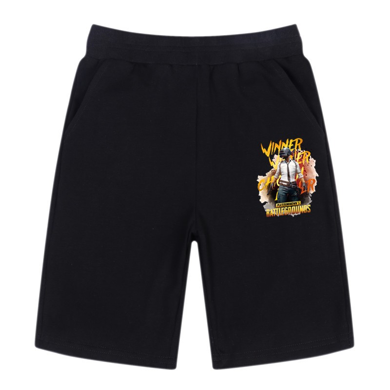 NEW Quần Short Jogger In Họa Tiết Game Pubg Cho Bé Trai