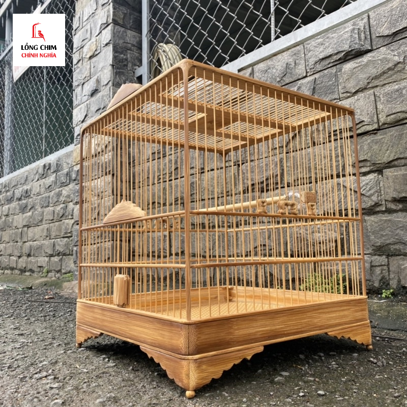Bệ đỡ cầu cóng lồng chào mào, mẫu chân lư hương - Phụ kiện lồng chim