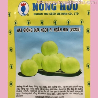 HẠT GIỐNG DƯA LÊ SIÊU NGỌT NGÂN HUY (VO223)- Hàng chất lượng cao (5gr/gói)