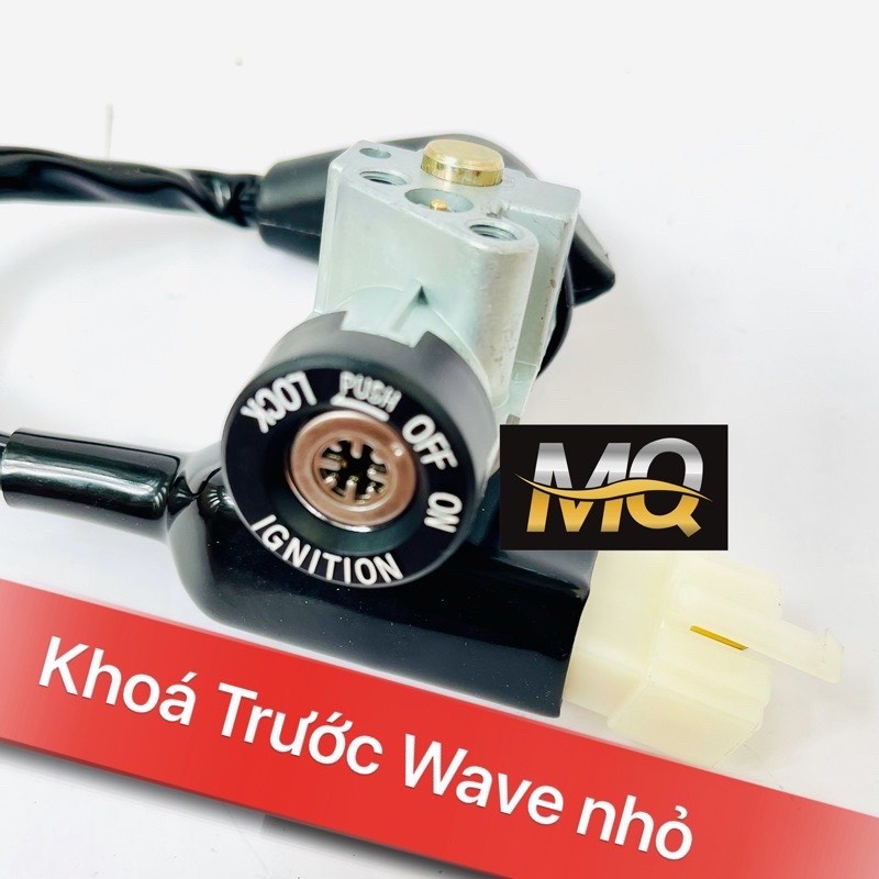 BỘ Ổ KHOÁ XE WAVE NHỎ 2006 TRỞ VỀ TRƯỚC (8 CẠNH ĐIỆN VÀ YÊN)