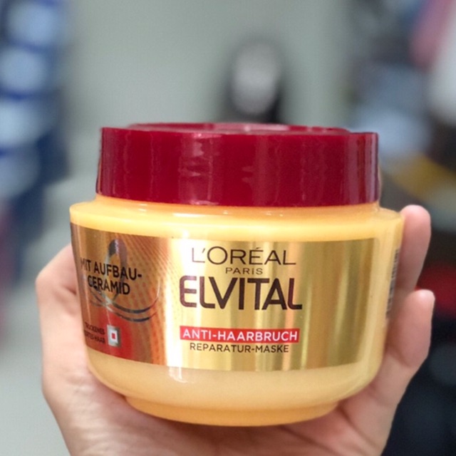 Ủ tóc Loreal elvital dành cho tóc hư tổn