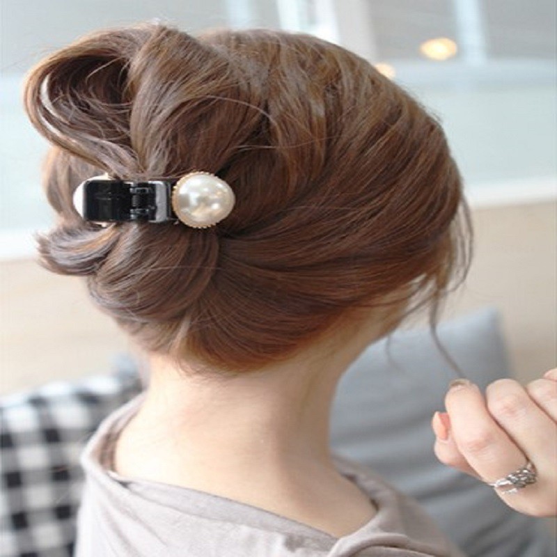 Băng Đô Đính Ngọc Trai Xinh Xắn Theo Phong Cách Hàn Quốc