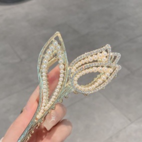 Kẹp Tóc Hình Hoa Đính Đá Thời Trang Mùa Hè 2022