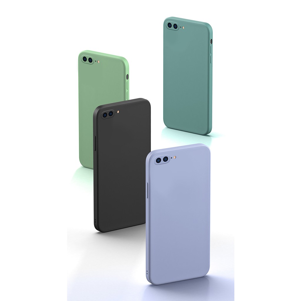 Ốp Lưng iphone 7Plus 8Plus Cạnh Vuông Chống Bẩn Full Viền | Có Lót Nhung Chống Trầy Xước, Chống Sốc | GuCase GCIP02