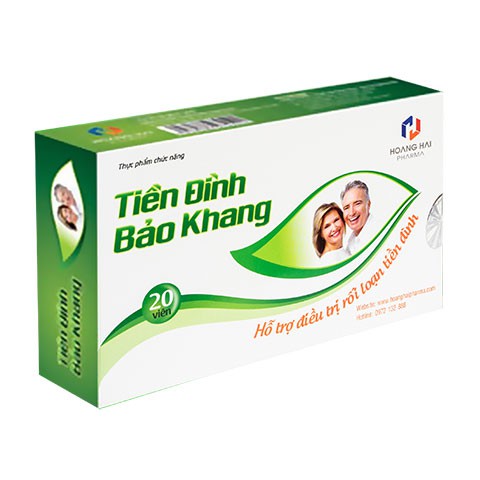 Tiền Đình Bảo Khang - Hỗ trợ điều trị các triệu chứng rối loạn tiền đình, tê bì tay chân (Hộp 2 vỉ x 10 viên)