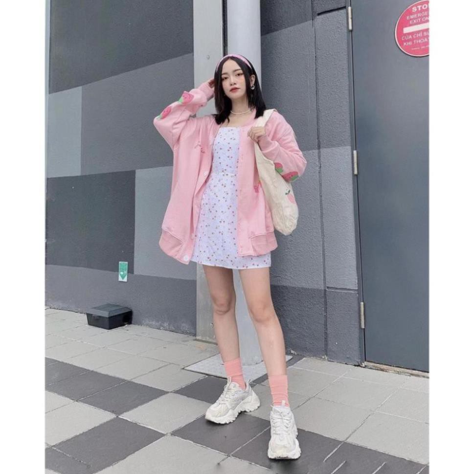 Áo Cardigan TRÁI DÂU CUTE Unisex | BigBuy360 - bigbuy360.vn