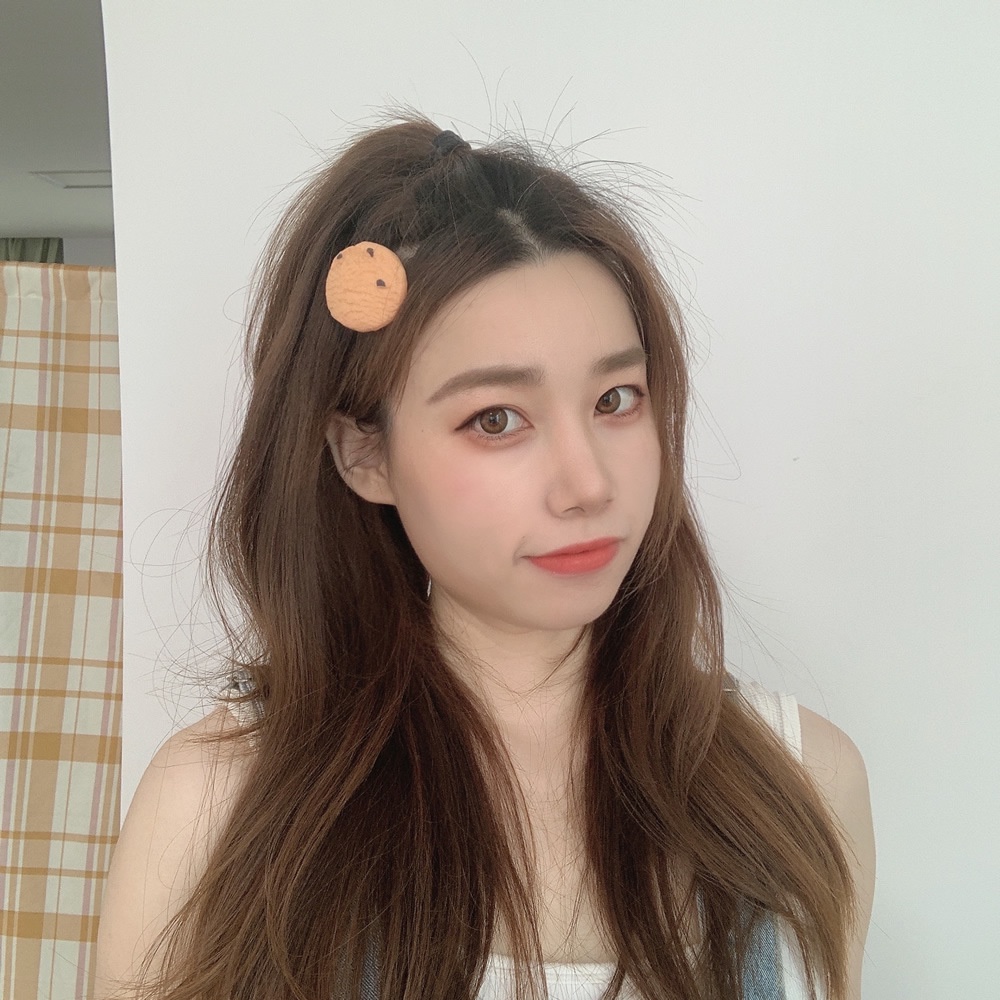Kẹp tóc hình bánh quy hoạt hình sáng tạo vui nhộn cho nữ