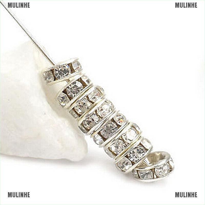 (MớI) Bộ 100 HạT ĐíNh Đá NhiềU MàU SắC 6mm 8mm
