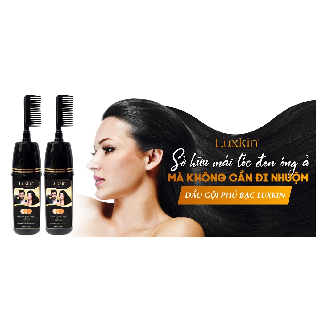 Dầu Gội Phủ Bạc LUXKIN - Hiệu Quả Tức Thì, Sản Phẩm Của Đông Dược Bà Vân