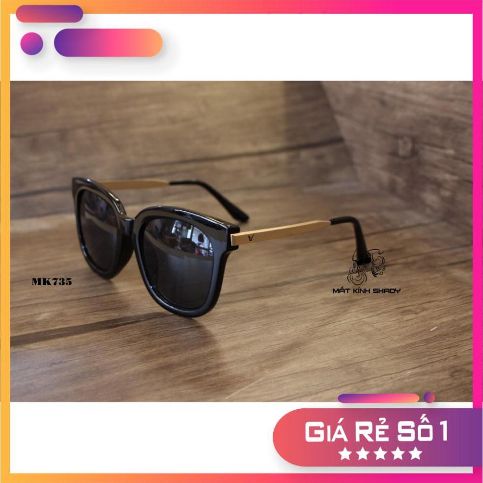 [SIEU GIẢM GIÁ] Kính Mát Hợp Kim Unisex Shady MK735 (Đen)