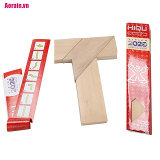1 bộ đồ chơi xếp hình chữ t bằng gỗ luyện tập trí não cho bé