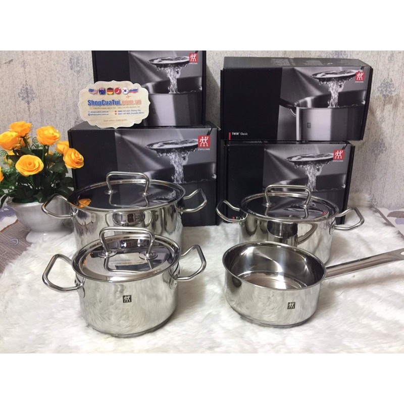 💁🏻‍♀️ Bộ nồi Zwilling Twin Classic 4 món