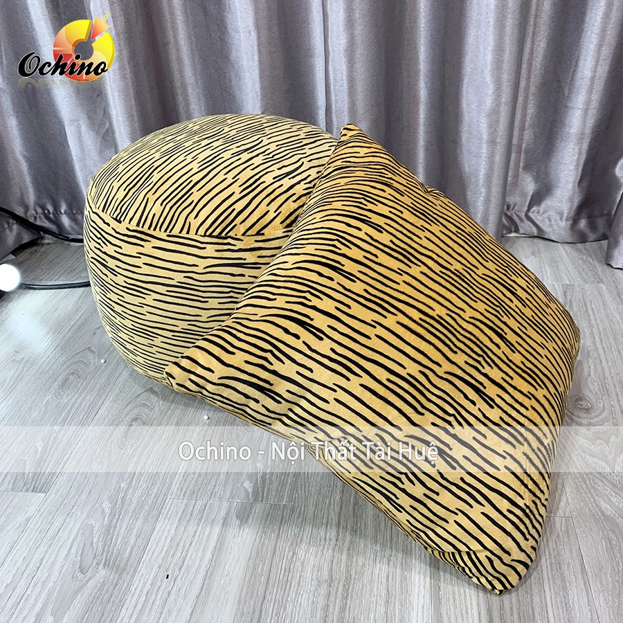 Vỏ Ghế Lười Hạt Xốp Dáng Sofa Thuyền Thư Giãn Phong Cách Hiện Đại Size To Cực Sang Chảnh (Có sẵn)