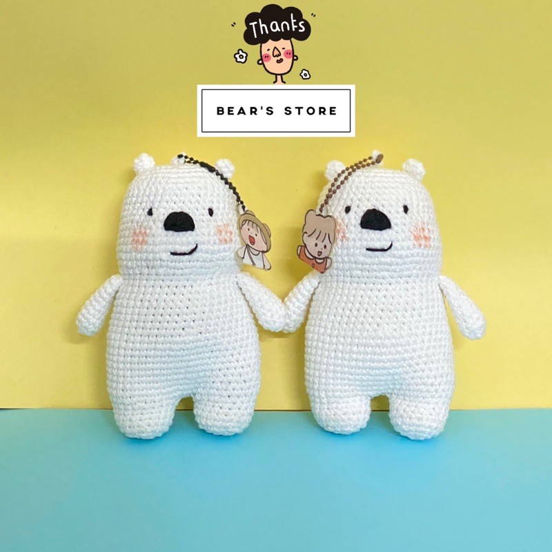 Thú bông Ice Bear We bare bears Gấu trắng