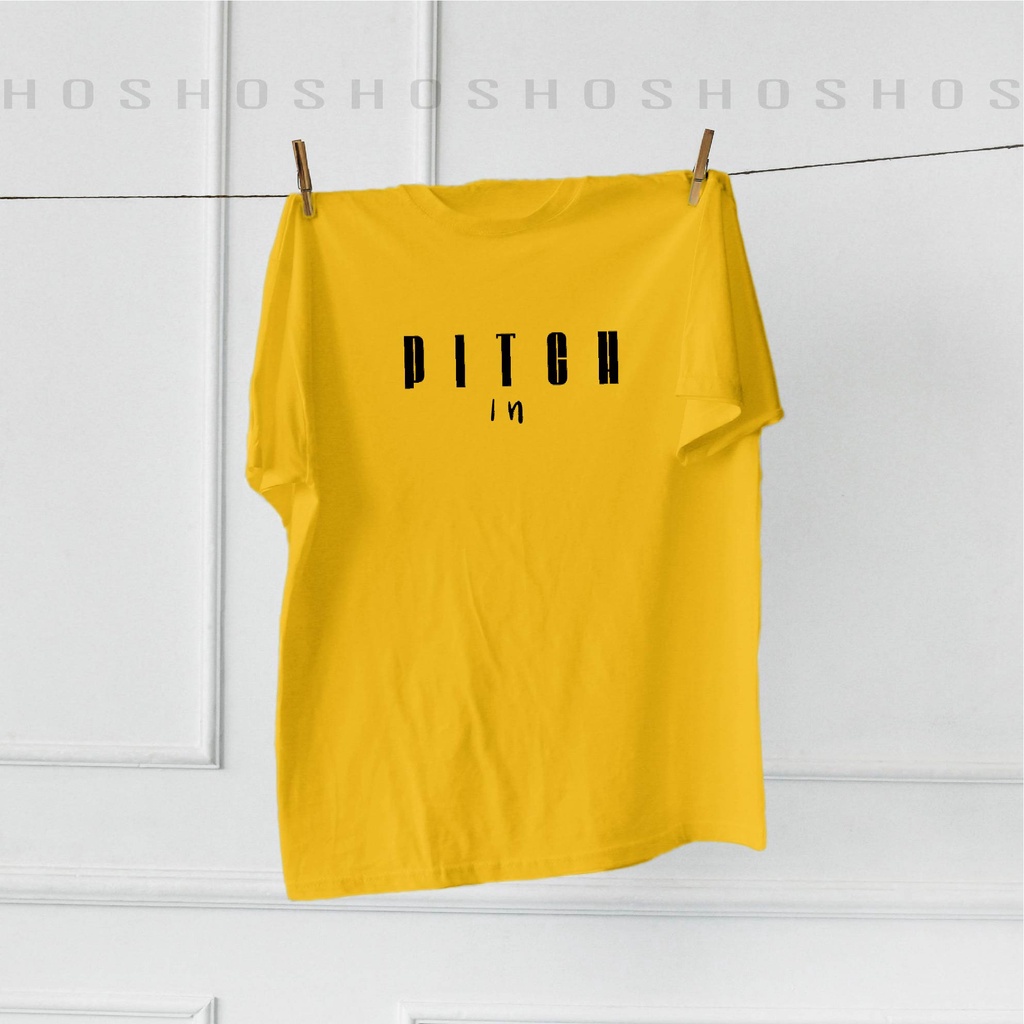 Áo thun HOS pitch in - form unisex 100% cotton