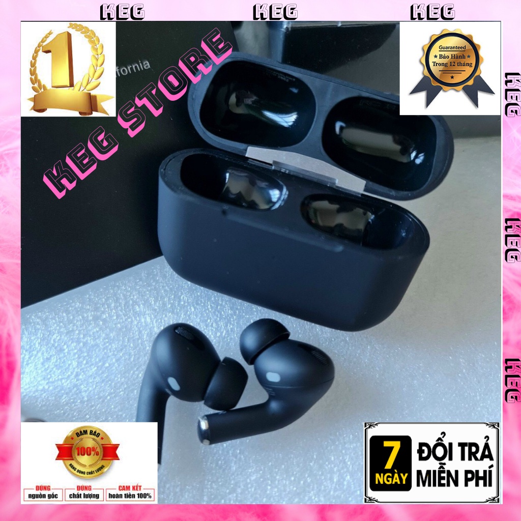 Tai Nghe Bluetooth,Tai Nghe Không Dây TWS Pro - Âm Vòm,Check Setting Chống ồn, Định vị, Đổi tên