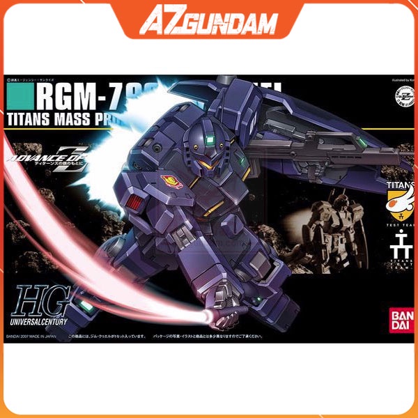Mô hình lắp ráp Gundam HG UC RGM-79Q GM QUEL Tỉ lệ 1/144 Hàng chính hãng Bandai - Nhật Bản