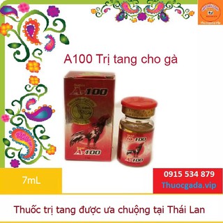 Thuốc gà đá tri tang cho gà hàng được ưa chuộng tại Thái Lan a100
