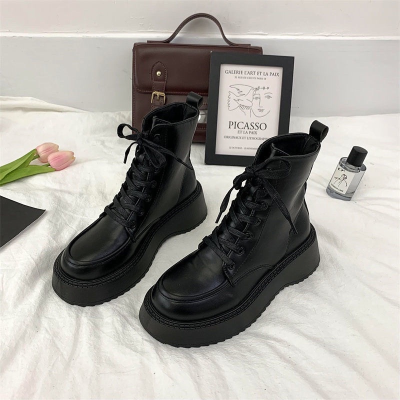 BOOTS DA CAO CỔ ĐẾ CAO ULZZANG H40