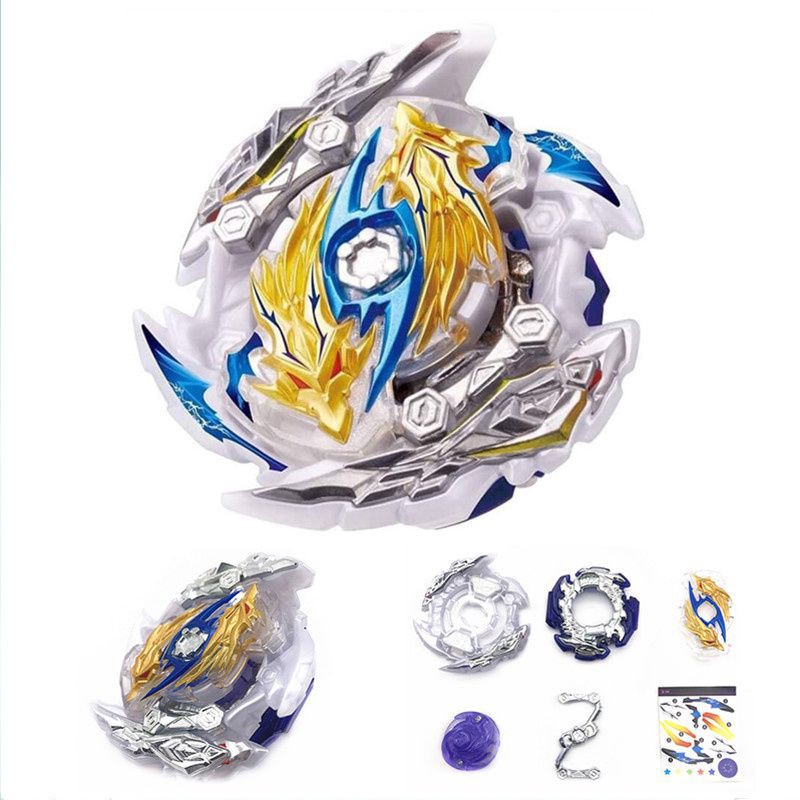 Set đồ chơi con quay Beyblade Burst B144 Zwei Longinus Metsu có dĩa phóng kéo dây không bao gồm dây