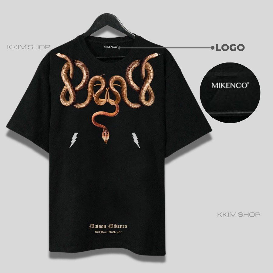 Áo Thun Tay Lỡ MIKENCO, áo phông unisex Form rộng oversize, chất liệu Cotton. KKIM Shop
