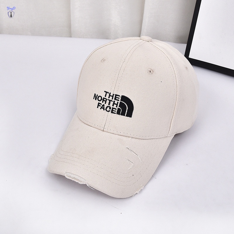 Mũ lưỡi trai in họa tiết chữ The North Face chất liệu cotton chống nắng thời trang cho nam và nữ
