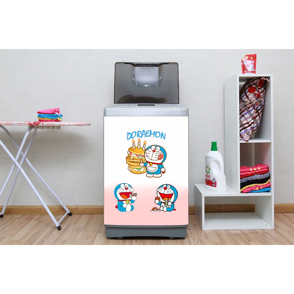 Decal trang trí máy giặt