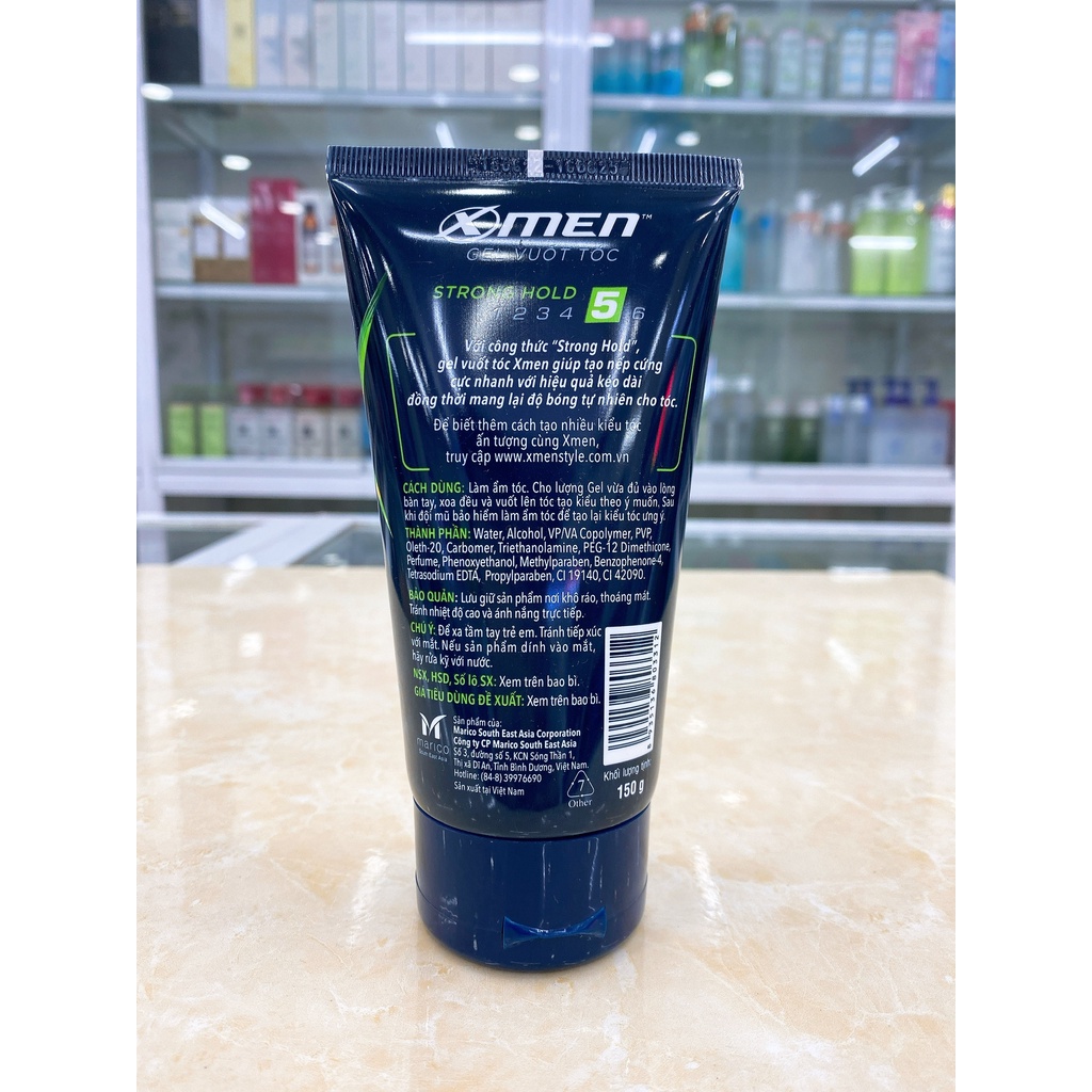 Gel Vuốt Tóc X-men Strong Hold hoặc X-men For Boss 150g Chính Hãng Công Ty