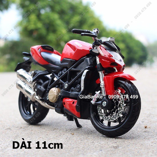 XE MÔ HÌNH 1:18 MOTO DUCATI STREET FIGHTER S - MAISTO - 8794