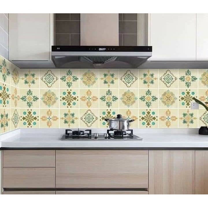 Giấy dán tường bếp chịu lửa đa năng, dán tường, dán mặt bàn