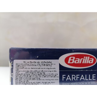 Mì Nui Barilla Farfalle 500g