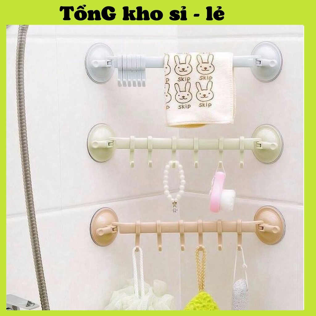 Thanh Treo 6 Móc Đa Năng Hút Chân 1303 Tổng Kho Sỉ vp88