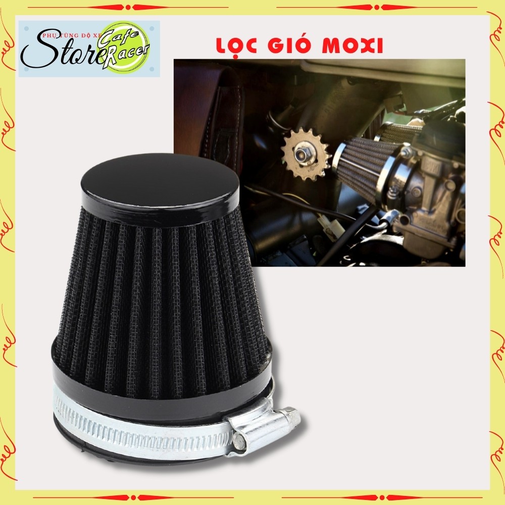 Lọc gió MOXI hàng chính hãng, chất lượng cao giá bình dân phù hợp dòng xe độ cafe racer, win