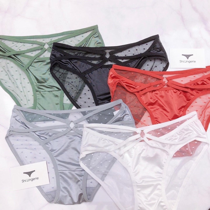Quần dây chéo trước phối thun lưới