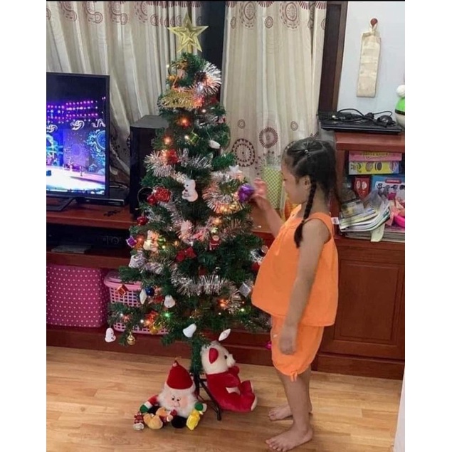 Cây thông Noel 1m5 kèm đủ phụ kiện
