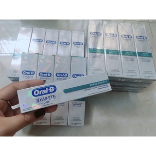 Kem đánh răng 𝐎𝐑𝐀𝐋 𝐁 3𝐃 𝐰𝐡𝐢𝐭𝐞 LUXE "FRESH BREATH"