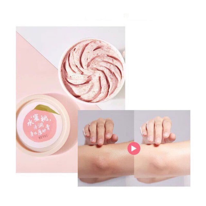 Tẩy Da chết body Đào