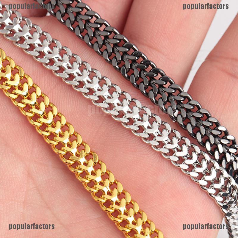 Vòng Tay Dây Xích Bằng Thép Không Gỉ Sang Trọng