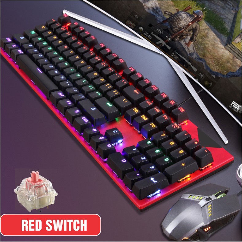Phím cơ chơi game, phím cơ giá rẻ Forev Q 302 18 chế độ LED, chuyên game LOL, PUBG chống nước | BigBuy360 - bigbuy360.vn