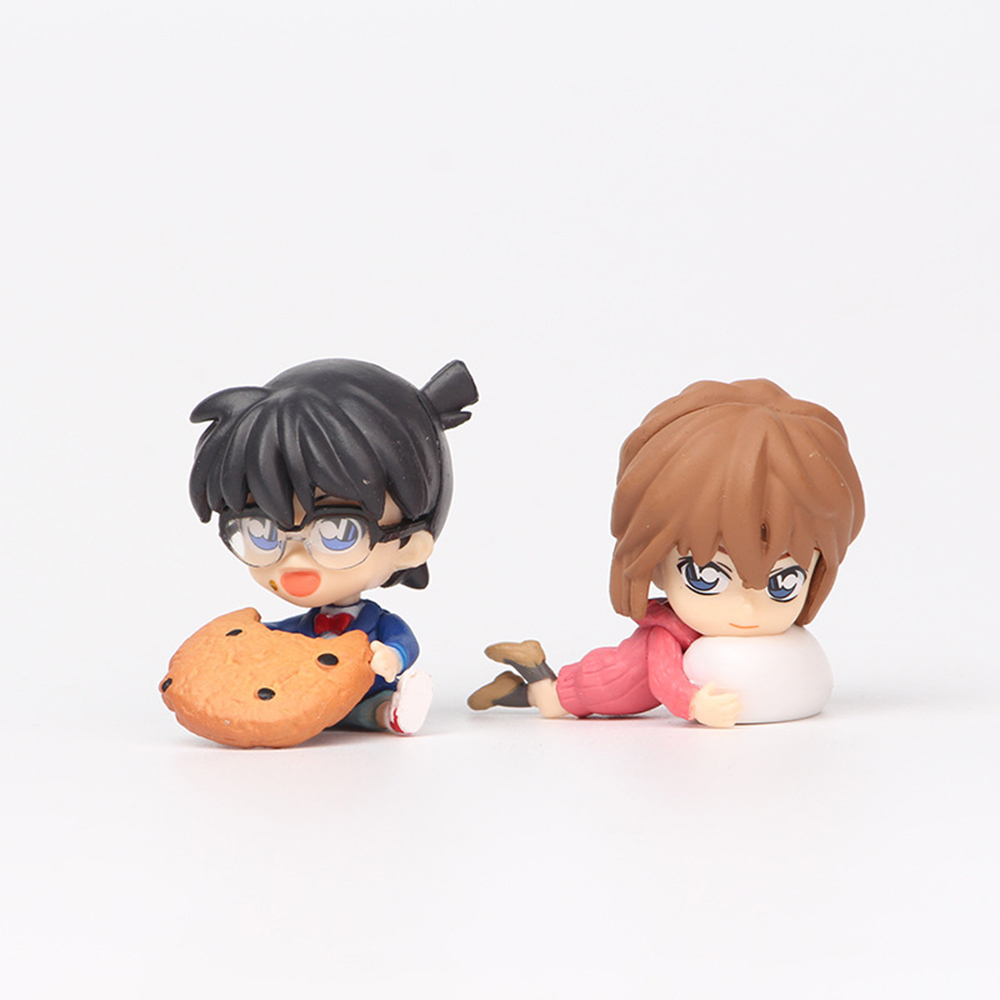 Set 8 Mô Hình Đồ Chơi Nhân Vật Trong Phim Hoạt Hình Akai Shuuichi Heiji Hattori Conan 5cm