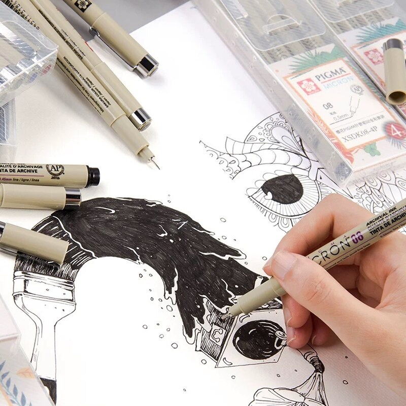 Bút Vẽ Micron Nhập Khẩu Chính Hãng Của Sakura