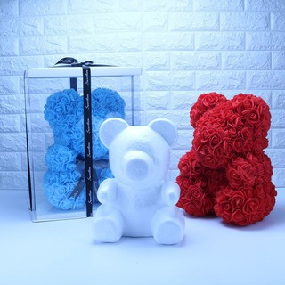 Hoa hồng/ Gấu xốp styrofoam polystyrene dùng cho trang trí đám cưới/ dịp lễ valentine/ tiệc DIY