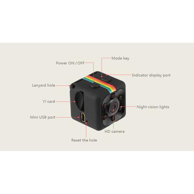 Camera mini siêu nhỏ Sport HD SQ11 | BigBuy360 - bigbuy360.vn