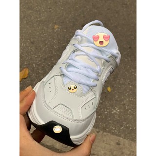 Giày M2k tekno trắng gót đen