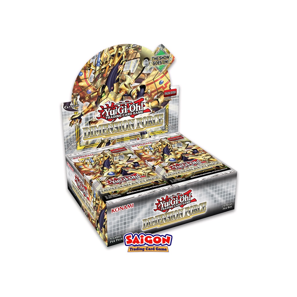 Hộp Bài Tăng Cường YugiOh! Dimension Force - Chính Hãng Konami - Nhập Khẩu Châu Âu